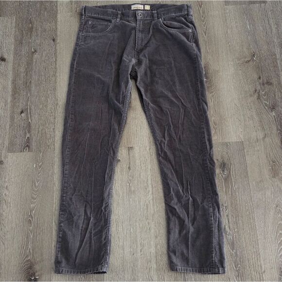Patagonia Other - Patagonia Mens Straight Fit Cords Regular 36×32 Gray Organic Cotton 55930